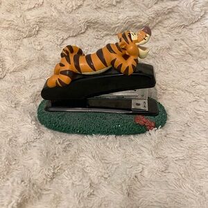 Vintage Tigger Figurine Stapler - Black and Green